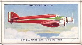 14 Savoia-Marchetti S-79 Bomber